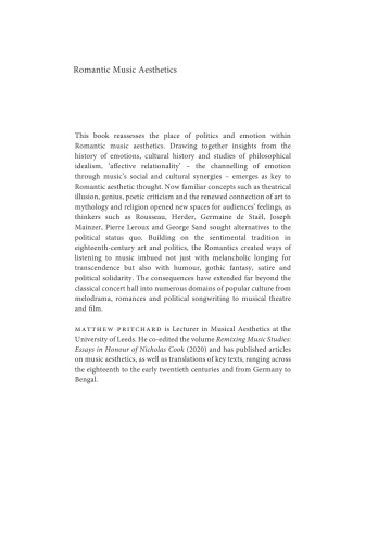 ﻿زیبایی شناسی موسیقی رمانتیک: ایجاد سیاست احساسات