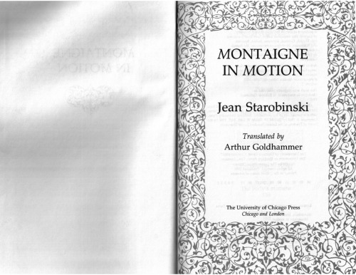 ﻿Montaigne in Motion