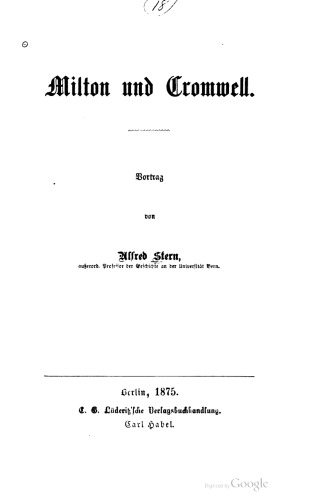 ﻿میلتون و کرومول