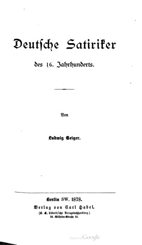 ﻿طنزپرداز آلمانی قرن شانزدهم