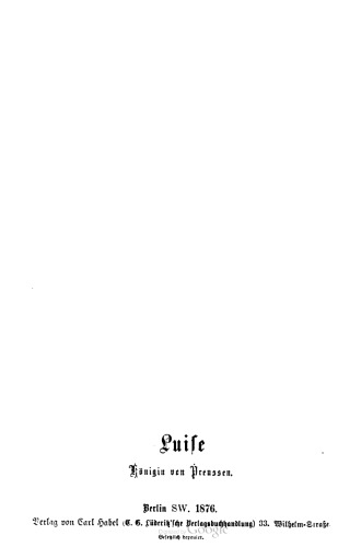 ﻿Luise Queen of Preussen. به یاد صد سال تولد او (10 مارس 1876)