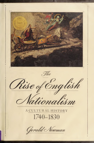 ﻿ظهور ناسیونالیسم انگلیسی: یک تاریخ فرهنگی ، 1830-1740