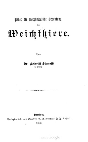 ﻿در مورد معنای مورفولوژیکی Molluscs