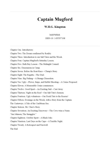 ﻿کاپیتان موگفورد یا مربیان نمک و آب شیرین ما