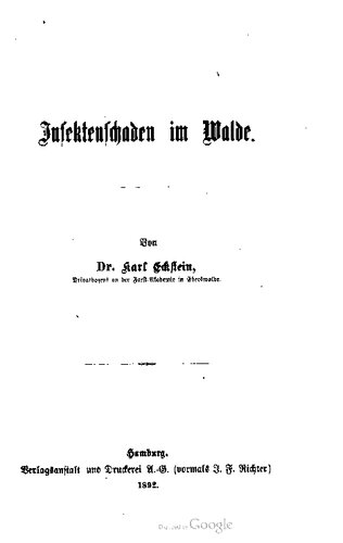 ﻿آسیب حشرات در جنگل