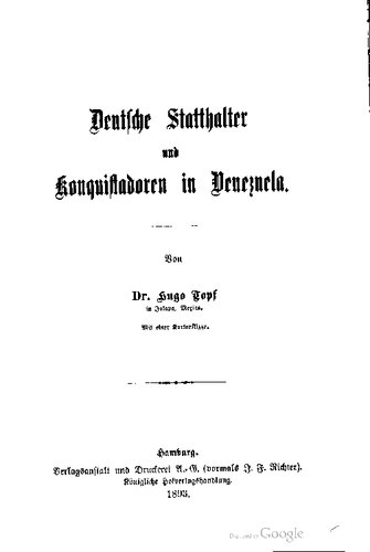 ﻿فرمانداران و فاتحان آلمان در ونزوئلا