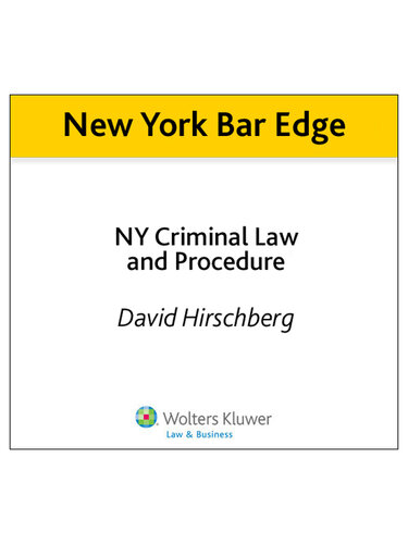 ﻿New York Bar Edge: طرح کلی حقوق و رویه NY برای آزمون نوار NY