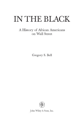 ﻿در سیاه: تاریخچه آمریکایی های آفریقایی تبار در وال استریت