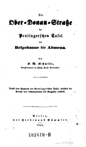 ﻿اوبر-دونو-استرا از پوتاینجر تافل از Brigobanne تا Abusena