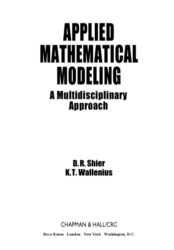 ﻿مدلسازی ریاضی کاربردی: یک رویکرد چند رشته ای