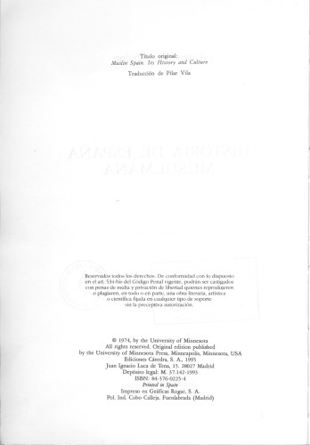 تاریخچه اسپانیا مسلمانان (سریال های مهم تاریخ) (نسخه اسپانیایی)