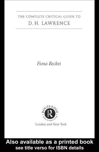 D.H. لارنس: کتاب منبع (راهنمای کامل انتقادی ادبیات انگلیسی)