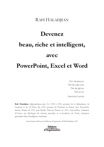 ﻿در ستایش عدم قطعیت: با پاورپوینت، اکسل و ورد زیبا، ثروتمند و باهوش شوید