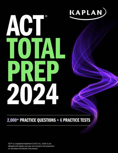 ﻿ACT Total Prep 2024: شامل 2،000 سؤال تمرین 6 آزمون تمرین