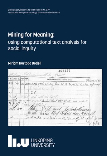 ﻿معدن برای معنی: استفاده از تحلیل متن محاسباتی برای پرس و جو اجتماعی