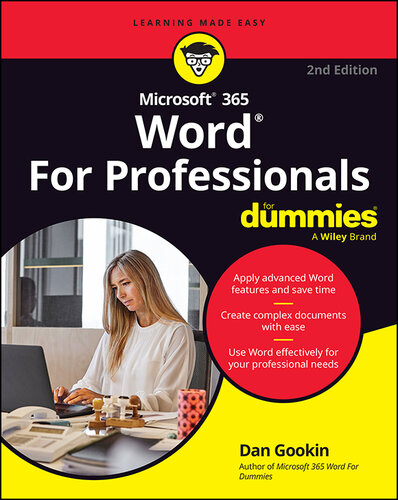 ﻿Microsoft 365 Word for Professionals for Dummies