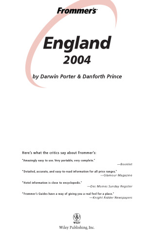 انگلستان Frommer 2004
