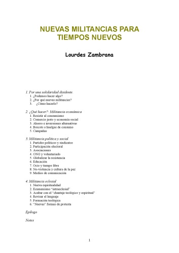 Militancies جدید برای New Times اسپانیایی