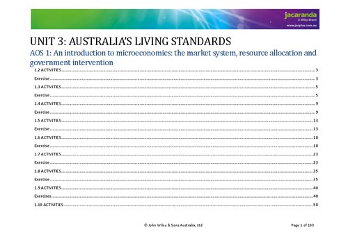 ﻿مفاهیم کلیدی Jacaranda در اقتصاد VCE 2 واحد 3 و 4 راه حل