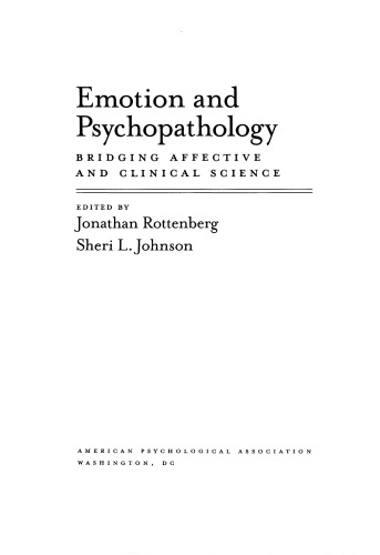 احساسات و روانپزشکی: پل زدن علوم عاطفی و بالینی