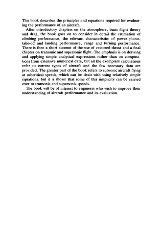 عملکرد هواپیما (سری هوافضا کمبریج سری 5)