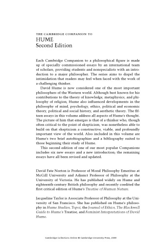 ﻿همنشین کمبریج برای هیوم ویرایش دوم (اصحاب کمبریج به فلسفه)