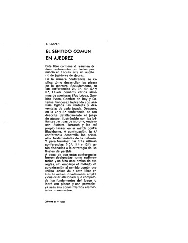 عقل سلیم در شطرنج