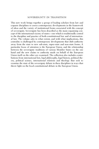 حاکمیت در انتقال