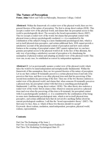 ﻿ماهیت ادراک