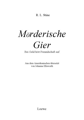 خیابان ترس. حرص و طمع قاتل. دوستی با پول تمام می شود