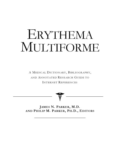 Erythema Multiforme - فرهنگ لغت پزشکی ، کتابشناسی ، و راهنمای تحقیق حاشیه نویسی برای منابع اینترنتی