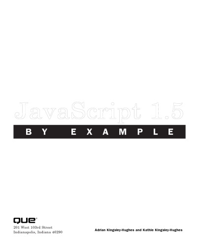 ﻿JavaScript 1.5 توسط مثال (با مثال)