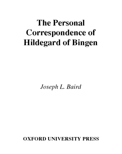 ﻿مکاتبات شخصی هیلدگارد بینگن