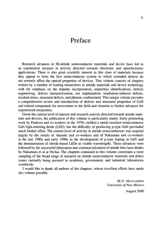نیمه هادی III نیترویید: خواص الکتریکی، ساختاری و نقص