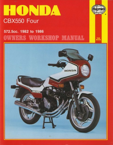 راهنمای کارگاه هوندا Cbx550 Owners، 1982-1984 (کتابهای راهنمای Haynes)