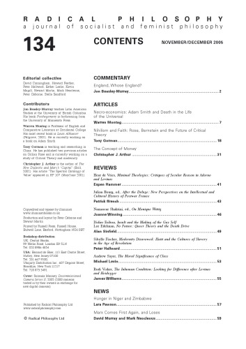 ﻿فلسفه رادیکال شماره 134