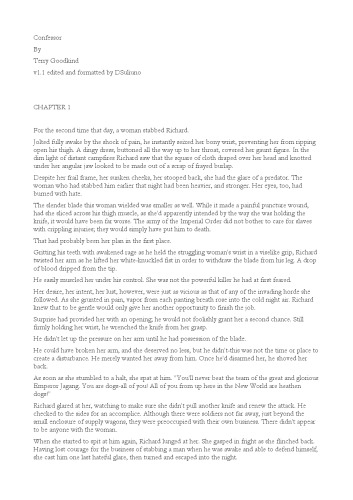 مسیحی: سه گانه زنجیرهای، قسمت 3 (شمشیر حقیقت، کتاب 11)