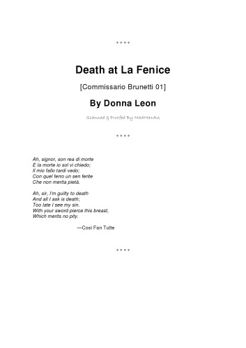 ﻿مرگ در لا فنیس