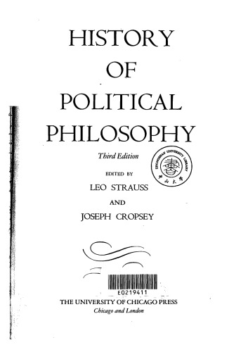 تاریخ فلسفه سیاسی