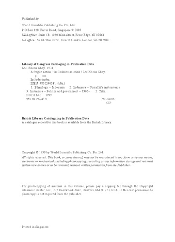 یک کشور شکننده: بحران اندونزی