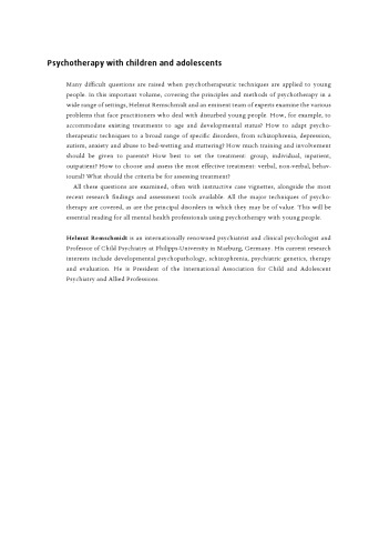 روان درمانی با کودکان و نوجوانان (روانپزشکی کودکان و نوجوانان کمبریج)