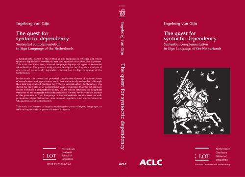 تلاش برای وابستگی نحوی: مکمل حکم به زبان اشاره هلند