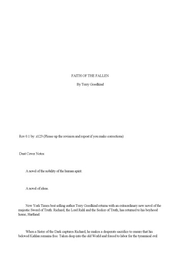 ﻿Faith of the Fallen (شمشیر حقیقت سری شماره 6)