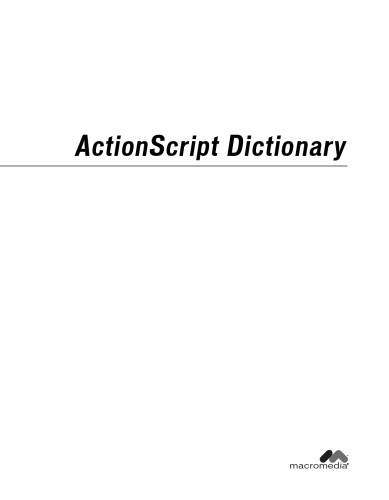 ﻿فرهنگ لغت ActionScript