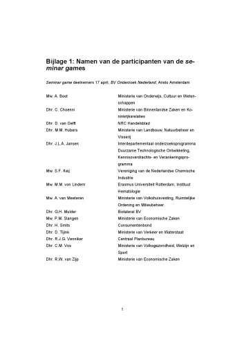 ﻿Visie op de toekonst van het wetenschappelijk onderzoek: speerpunten voor beleid: hoofdrapport = چشم انداز آینده تحقیقات علمی: نقاط کانونی برای سیاست: ضمیمه های گزارش اصلی