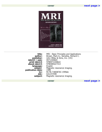 Mri: اصول و کاربردهای اساسی