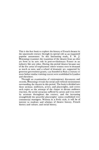 صنعت تئاتر در قرن نوزدهم فرانسه