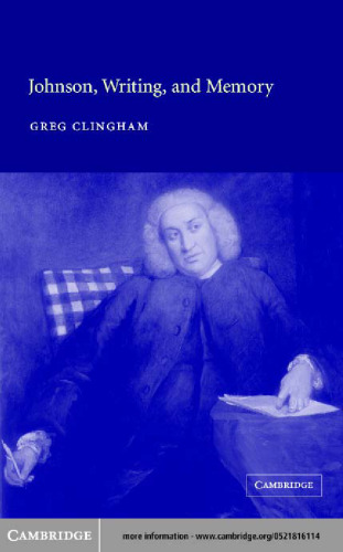 جانسون ، نوشتن و حافظه