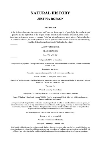 تاریخ طبیعی