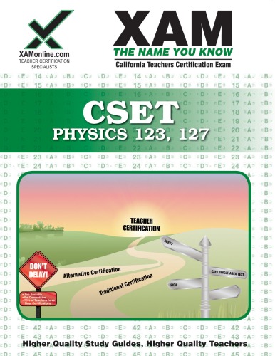 CSET Physics 123، 127 گواهینامه معلم ، ویرایش 2 (XAM CSET)